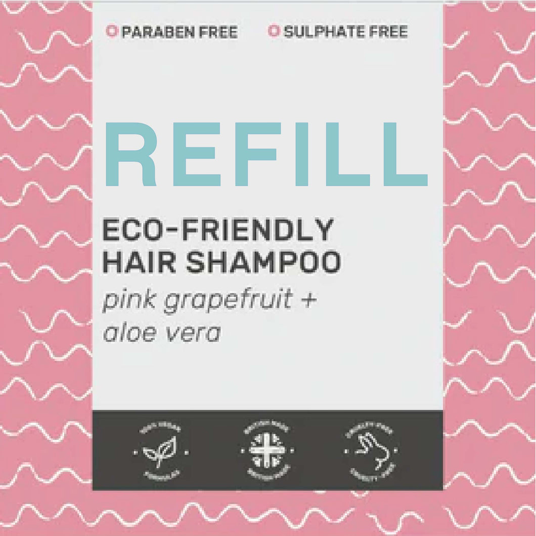 Hair Shampoo Refill, Pink Grapefruit & Aloe Vera
