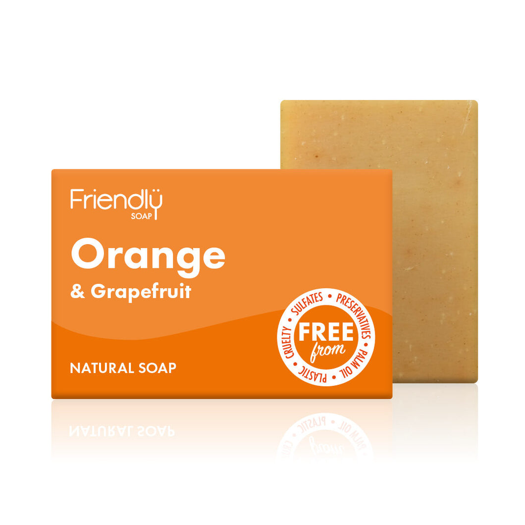 Natural Soap Bar - Orange & Grapefruit