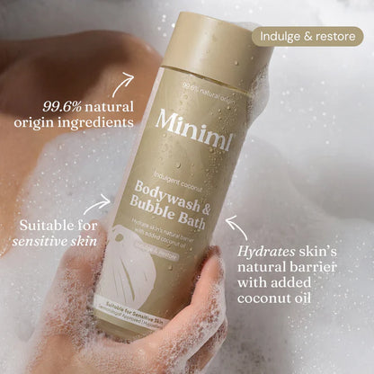 Bodywash & Bubblebath, Reusable Bottle, Nourishing Coconut