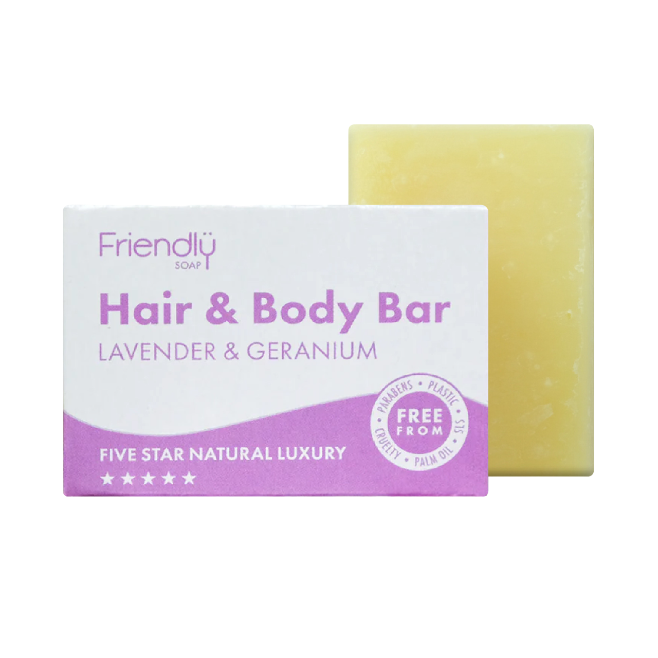 Mini Hair & Body Bar, Lavender & Geranium