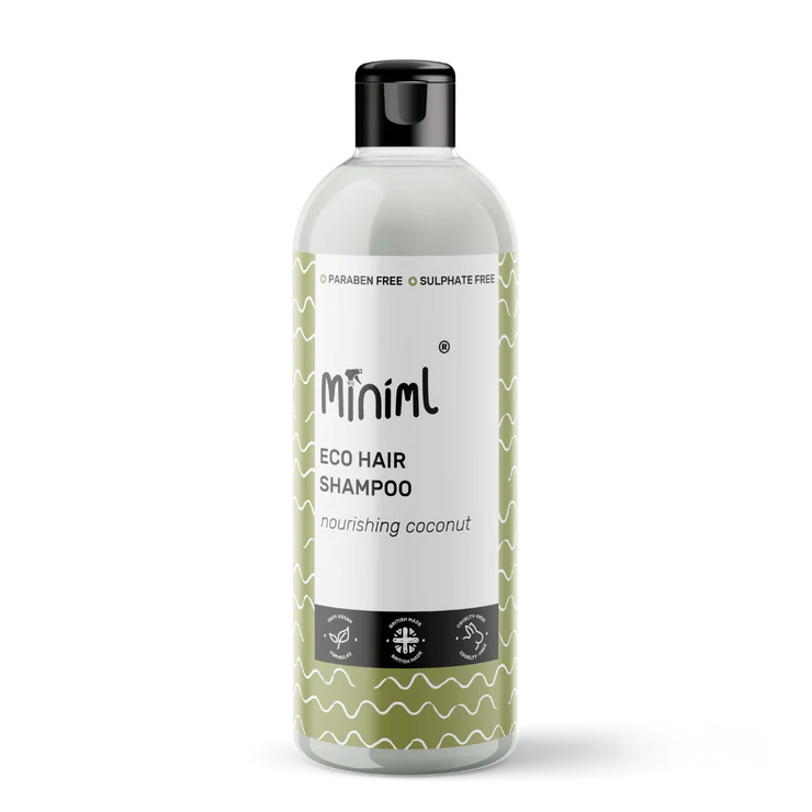 Hair Shampoo & 500ml Reusable PET Bottle, Nourishing Coconut